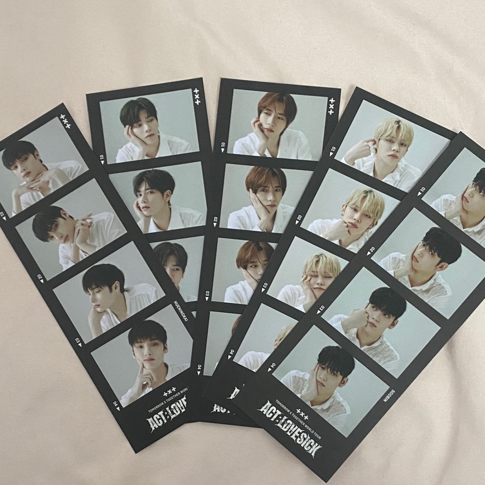 TxT Act:Lovesick World Tour Photo Bookmark set